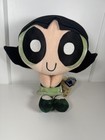 Vintage 2000 Powerpuff Girls Buttercup Plüschpuppe Hakenschlaufe Hände Applaus 12 Zoll