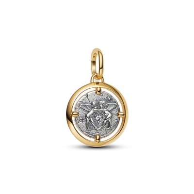 Pandora Me Medaillon-Charm Amor 14 Karat Vergoldet Silber 764088C01