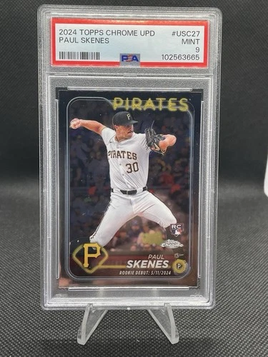 2024 Topps Chrome Update Paul Skenes PSA 9