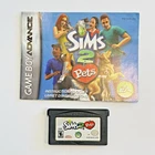 Nintendo Game Boy Advance GBA Sims 2 Pets Cartridge & Booklet