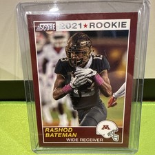 Rashod Bateman RC 2021 Chronicles Draft Picks Score Retro Rookie Card #69 NFL. rookie card picture
