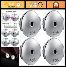 Locking Earring Backs for Studs - 925 Sterling Silver Supportive Lifters