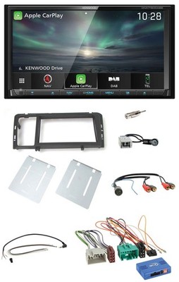 Kenwood Bluetooth USB 2DIN Lenkrad TMC DAB Navigation für S60 Volvo V70 XC70 Akt