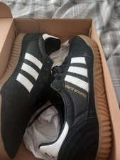 adidas Indoor Supers Size 9 Black With Gum Sole