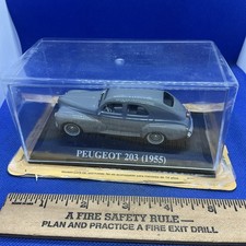 IXO Peugeot 203 TAXI Lyon 1955 1:43 MIB original box die cast Taxis du Monde ...