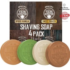 Elegant Shaving Soap for Men - Variety Pack, Rich Lather for Ultimate Comfort