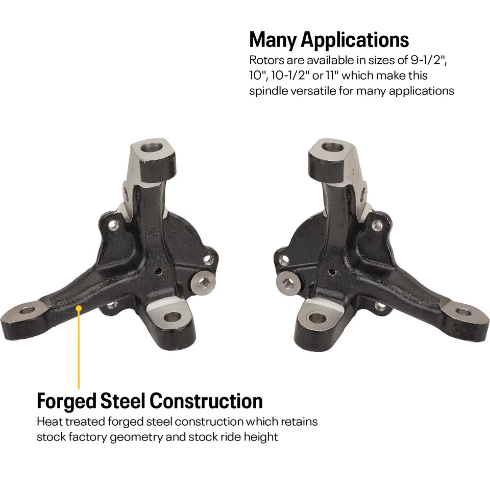 Speedway Mustang II Forged Steel Hotrod Ratrod Spindles, Stock Factory Specs - Image 4 of 4