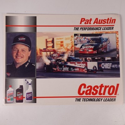 Castrol NHRA Drag Racing Rennprogramm 1995 Pat Austin