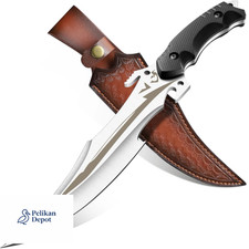 Outdoor Messer G10 Klinge Feststehend Jagdmesser Bushcraft Griffschutz