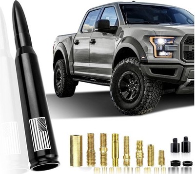 Antena de bala para camioneta auto carro Con adaptador Universal Radio Car SUV