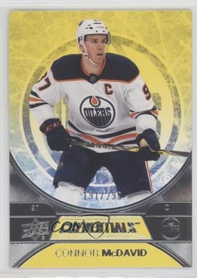 2021-22 Upper Deck Credentials Yellow 191/299 Connor McDavid #1 3a1