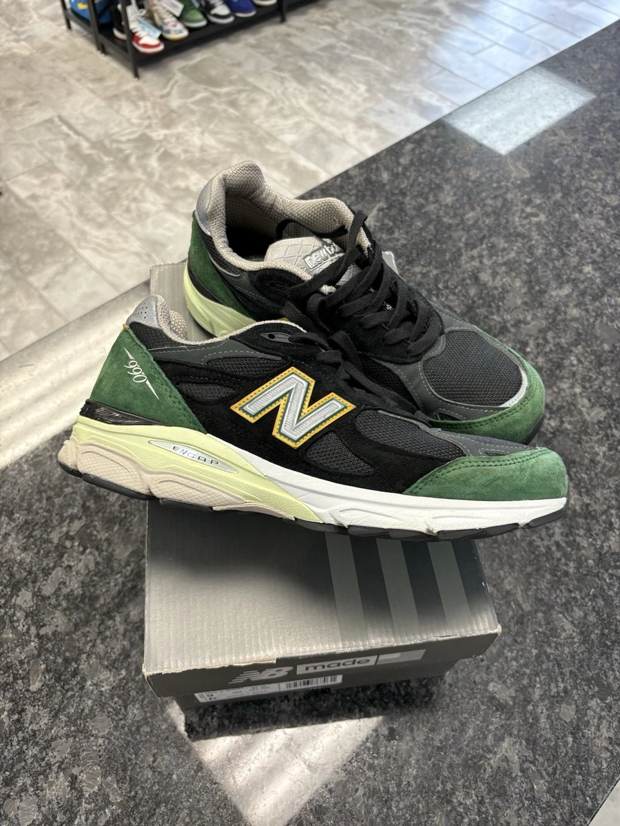New Balance 990v3 Made In USA Black Green for sale | eBay