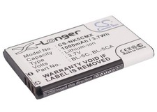 Battery for Hyundai MBD125,MBD125 Dual Sim 1000mAh / 3.70Wh