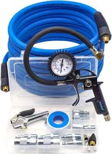 Heavy Duty Air Compressor Accessory Kit 19-Piece, 1/4" NPT Air Tool Kit with 100