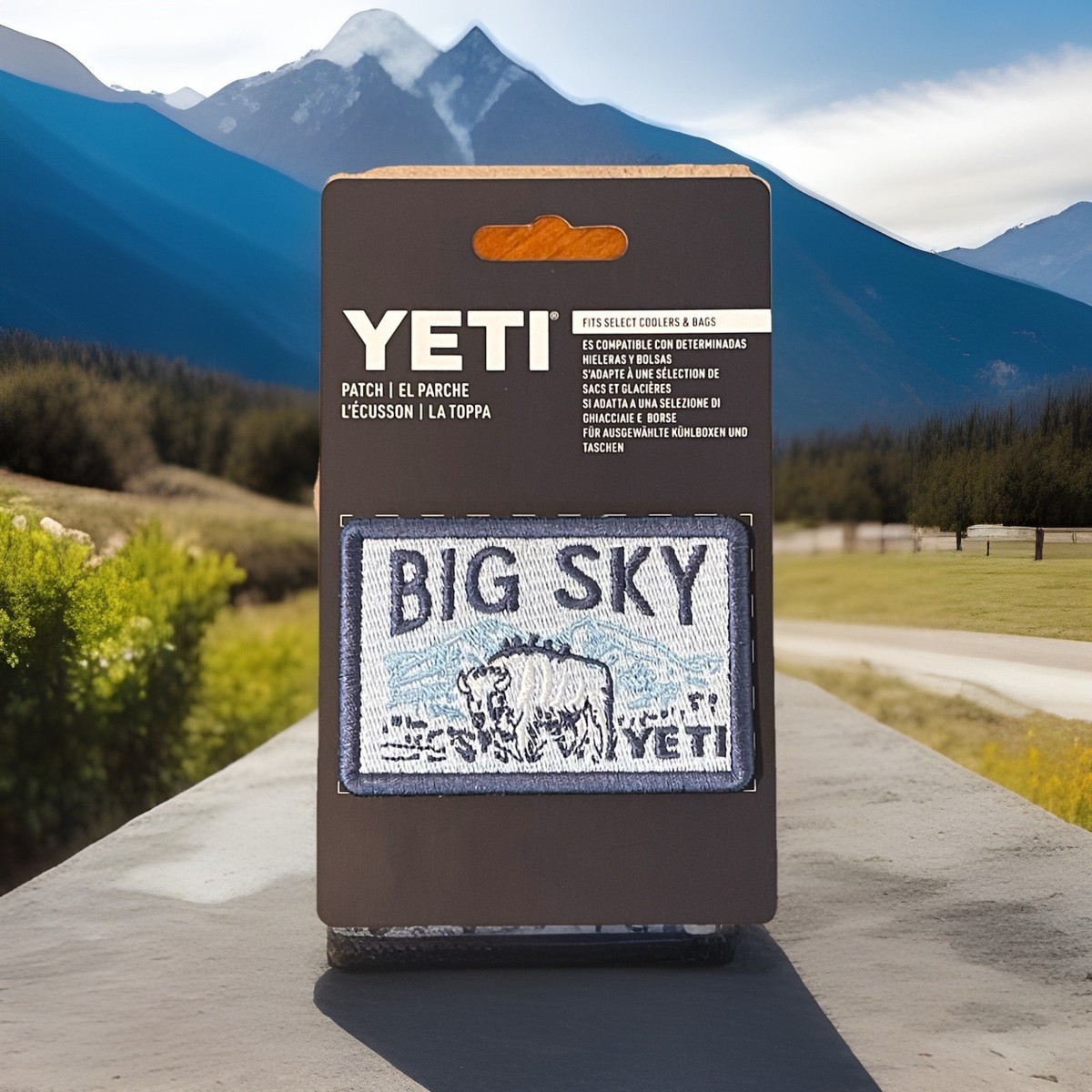 Yeti PATCH BIG SKY BLUE ⛅️ New 🔵Sold Out Limited FREE SHIPPING Camino  Accessory