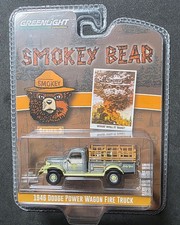 GreenLight Smokey Bear Series 3 1946 Dodge Power Wagen Fire Truck - RAW Chase