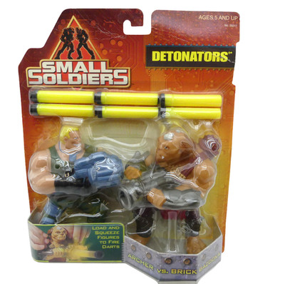 VTG Kenner 1998 Hasbro Small Soldiers Detonators Archer vs. Brick Action Figure