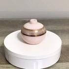 Vintage Irving W Rice Irice Import Made in France Pink Perfume Bottle ~ No Top