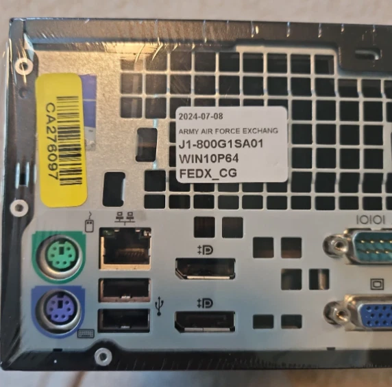 HP EliteDesk Computer 800 G1 SFF Core i5-4570, 8GB RAM, 256GB SSD - Image 4 of 4