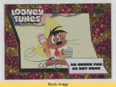 2024 Fleer Retro Looney Tunes Gold Confetti Speedy Gonzales #100 READ 4et