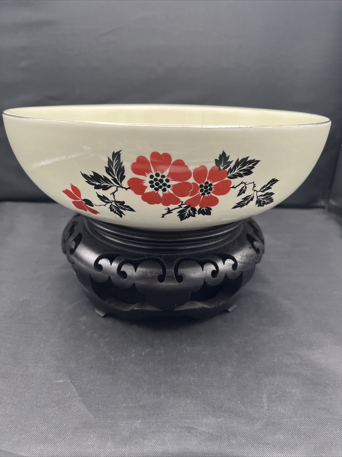 Vintage Hall Red Poppy China 9