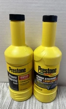 Lot of 2 - Prestone  Power Steering Fluid with Stop Leak - 12 oz.