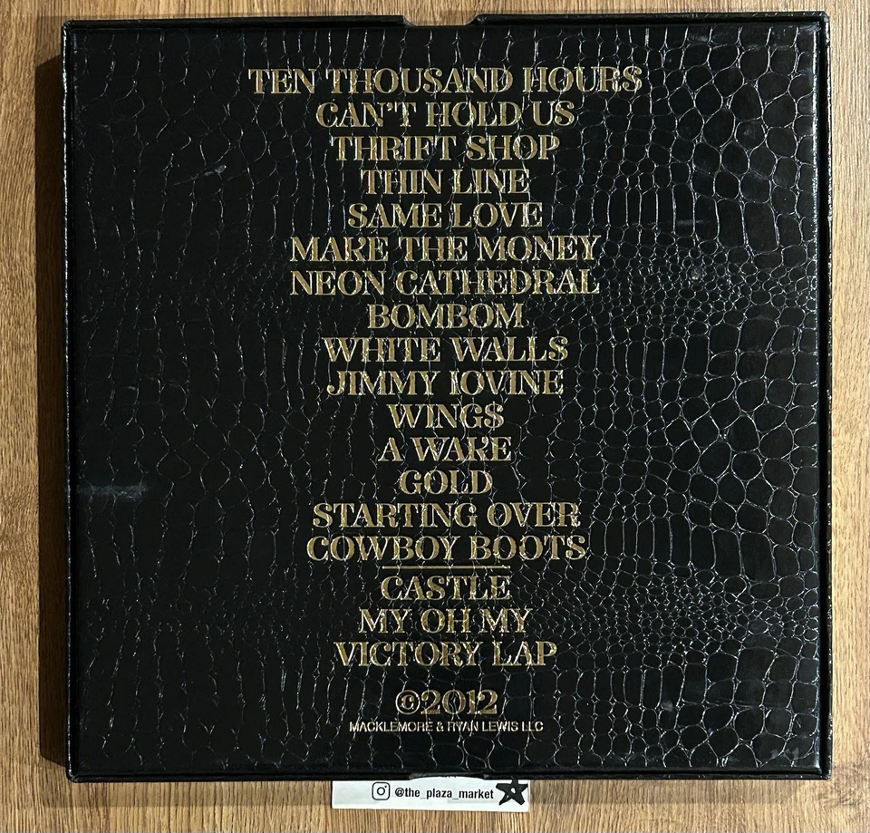 Macklemore Ryan Lewis The Heist vinyl Deluxe Gold record box set Rare - Image 2 of 4