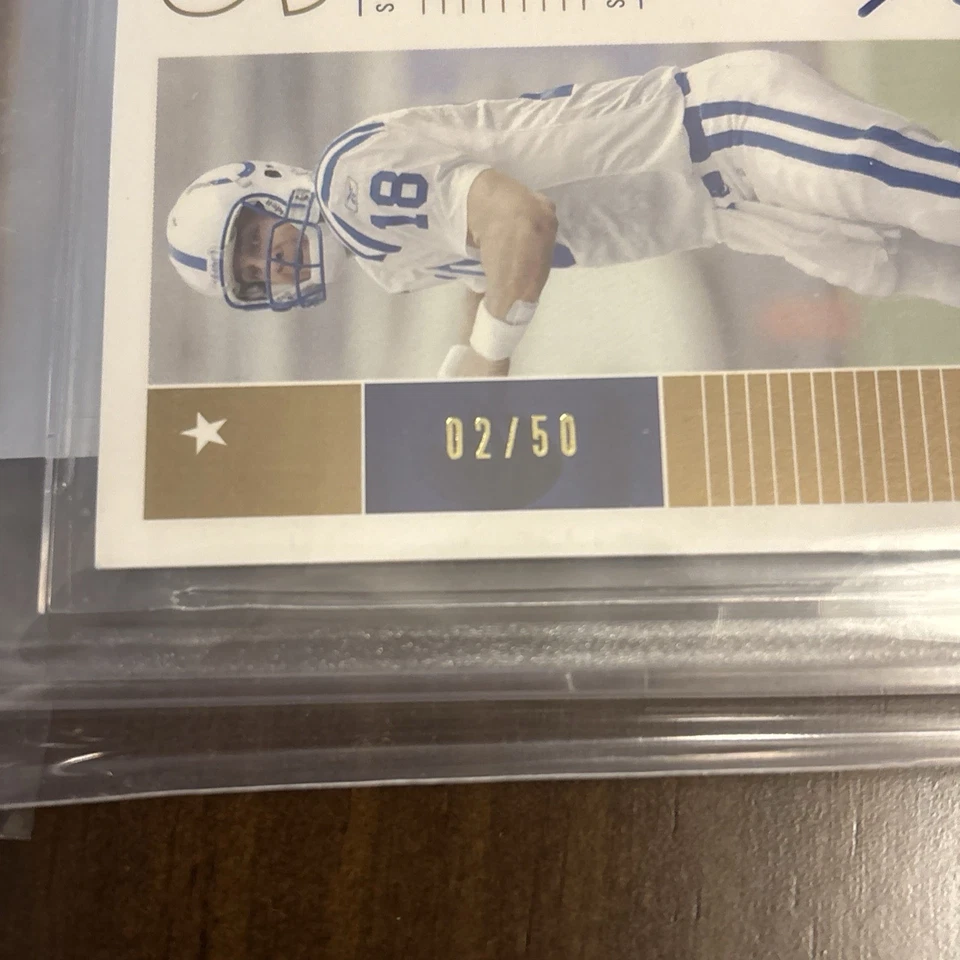 🔥🏈 2003 Upper Deck SP Game Used Peyton Manning Auto 2/50 BGS 9.5 10 🏈🔥 - Image 3 of 4