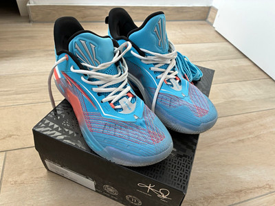 ANTA KAI 1 SPEED Herren Basketballschuhe EU 42,5 Blau/Orange/Silber
