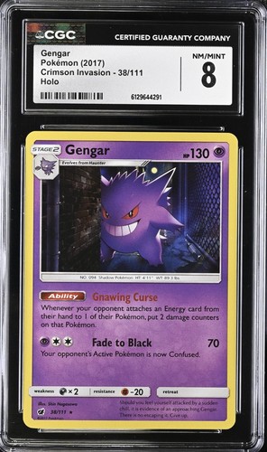 Gengar graded CGC 8 for sale on eBay