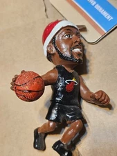 MIAMI HEAT DWYANE WADE SANTA HAT ORNAMENT NBA BASKETBALL