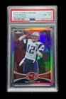 2012 topps chrome #220 tom brady; base SP refractor PSA 8   — KEY TB12 CARD —