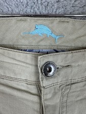 Tommy Bahama Pants Mens 34x34 Stretch Tencel Flat Front Casual Comfort Relaxed