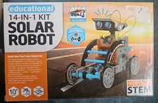 14 in 1 Solar Robot STEM Kit For Kid Learning Engineering Building Kit NIB F98
