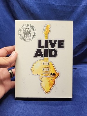 LIVE AID DVD 4枚組 Live Aid 1985 Concert Charity 4-Disc DVD Box