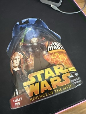 2005 Star Wars SAESEE TIIN-JEDI MASTER #30 Revenge Of The Sith Action Figure NEW