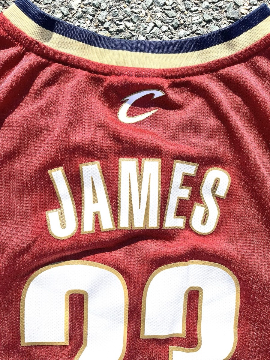 Lebron James Cleveland Cavaliers Reebok NBA Throwback Basketball