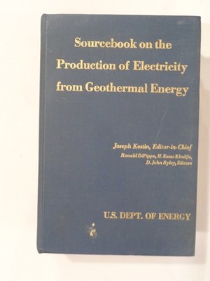 Sourcebook on the Production of Electricity From Geothermal Energy