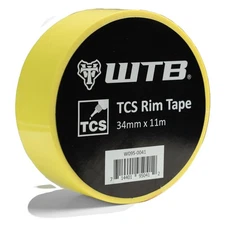 Tubeless Bicycle Rim Tape (34mm x 11m) Easy Tubeless Setup & Airtight Seal, C...