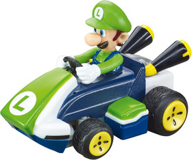 RC Mario Kart Tabletop Toy Racing Set Featuring Mario Luigi and 2 Radio Controls
