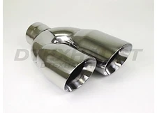 Different Trends DT-30483L 12" Driver Side Staggered Dual Exhaust Tip 3" Inlet