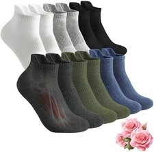 6 Pairs Men Women No Show Ankle Sport Socks Low Cut Socks Size 6-11