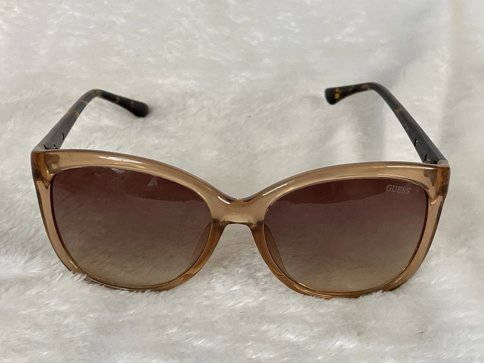 Gafas de sol Guess GU7346 TO-34 rosa salmón habana ojo de gato marco de plástico 58-16-135 Foto 2 de 4