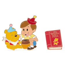 PRESALE Winnie The Pooh And Christopher Robin Pin Set - Hundred Acre Wood Series