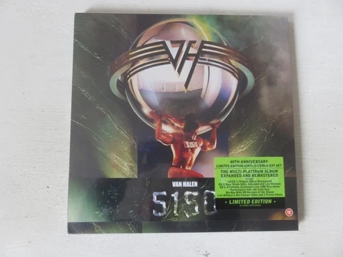 VAN HALEN 5150 40th ANNIVERSAY VINYL LP & 3CD & BLU RAY SET WITH MILD CREASING