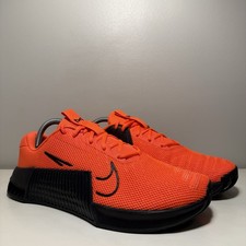 Nike Metcon 9 Hyper Crimson Zapatilla de Entrenamiento Para Hombre Talla 9 Naranja Negro Atlética