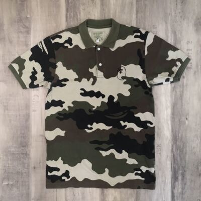 bape camo polo