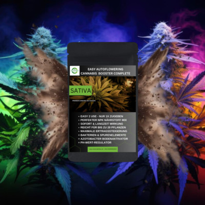 Cannabis Dünger - EASY AUTOFLOWERING CANNABIS BOOSTER COMPLETE MIX SATIVA 100g
