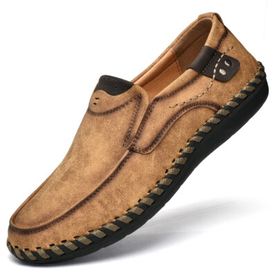 Men Casual Shoes Loafers Sneakers Fashion Leather Walking Driving Outdoor Boots