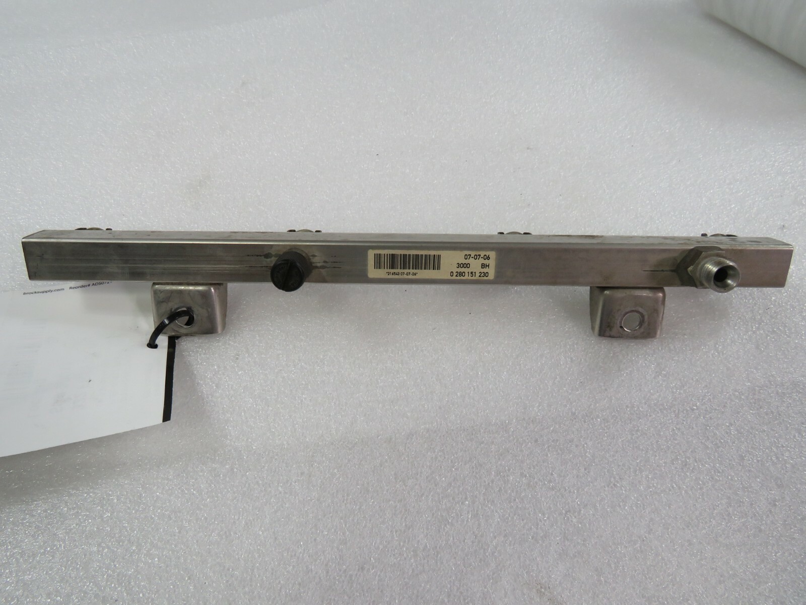 Ferrari F430, LH Fuel Rail Without Injectors, Used, P/N 191390